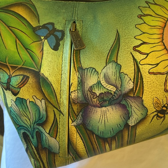 Anuschka Leather Bag Gently Used/Excellent Condition Adjustable Strap - Picture 6 of 16